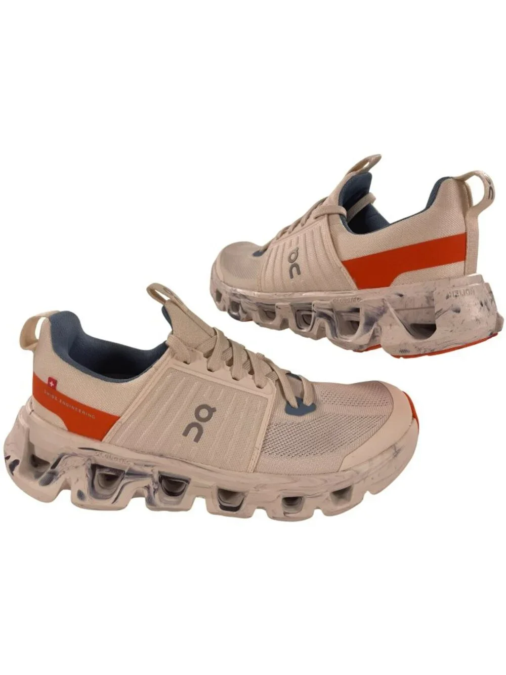 On Cloudswift Youth Running Athletic Shoes Dew/Flame School Kids Size 6 NEW